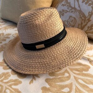 Vince Camuto Straw Band Panama Hat